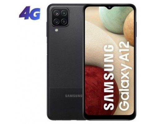 SMARTPHONE SAMSUNG GALAXY A12 BLACK 6.5 HD PLS 3GB